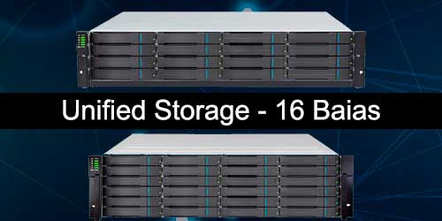 Unified Storage de 16 Baias
