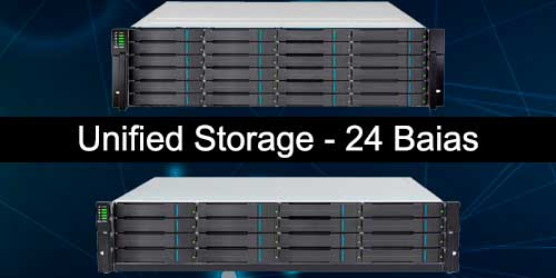 Unified Storage de 24 Baias